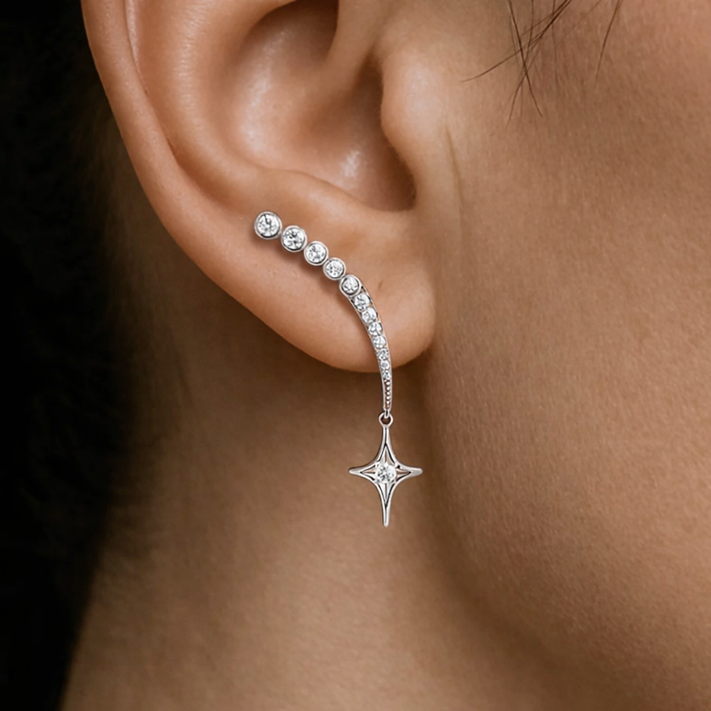 Stella Arc Earrings