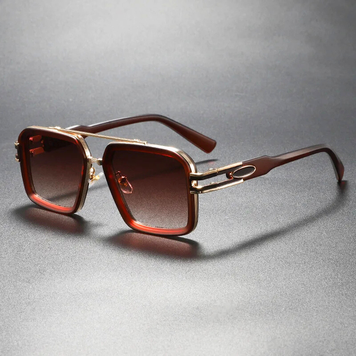 Orion Sculpted Frame Sunglasses