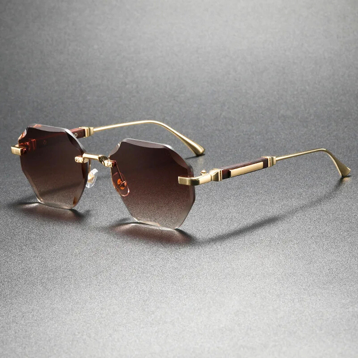 York Rimless Frame Hexa Rimless Sunglasses – York & Miller