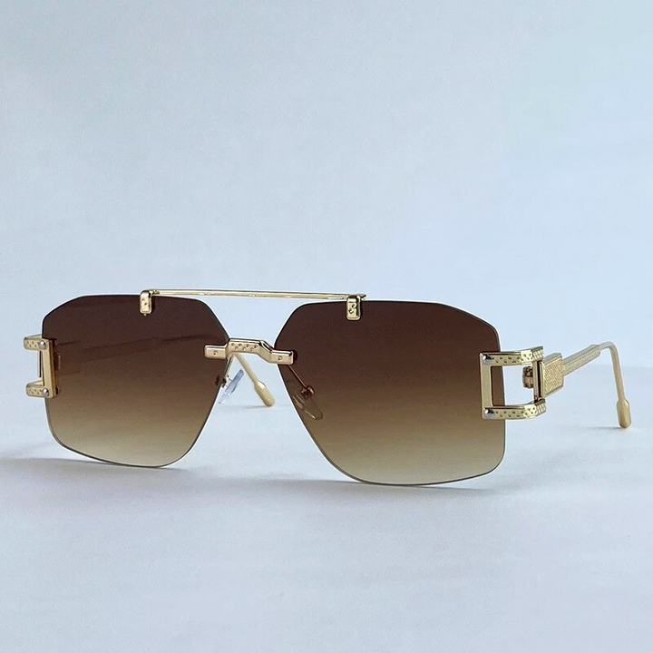 York Rimless Frame Empire Rimless Sunglasses – York & Miller