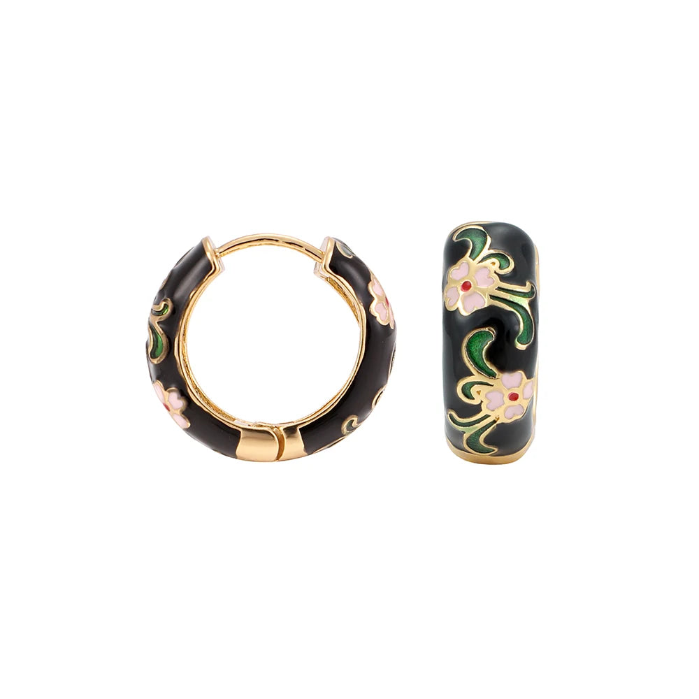 Spring Bloom Hoops