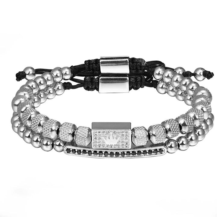 Sterling Pavé Bar Bracelet
