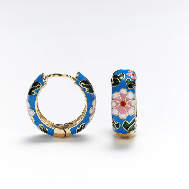 Spring Bloom Hoops