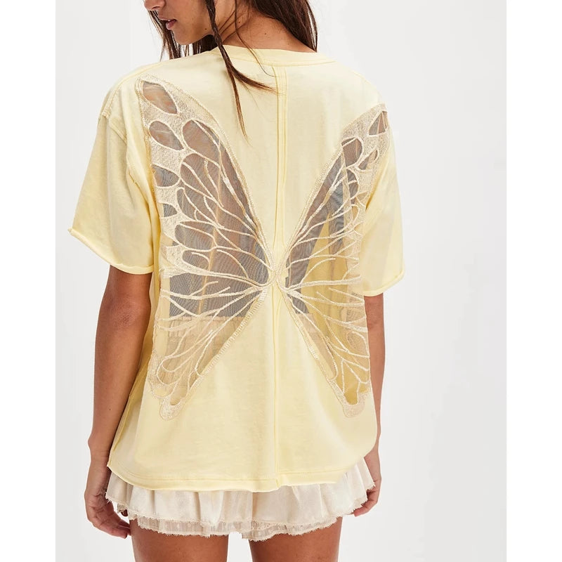 Nyra Cutout Butterfly Tee