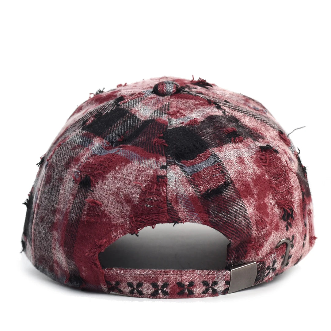 Rogue Plaid Distressed Hat