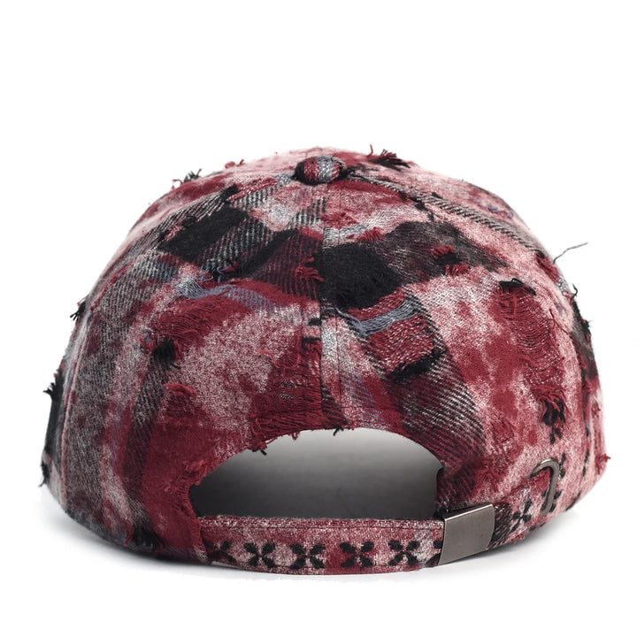 Rogue Plaid Distressed Hat