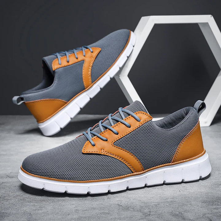 Montrow Leather Accented Sneakers