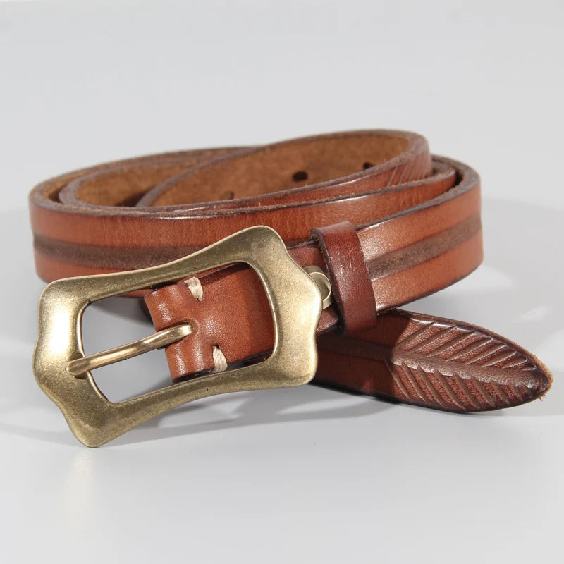 Roberta Genuine Cowhide Belt