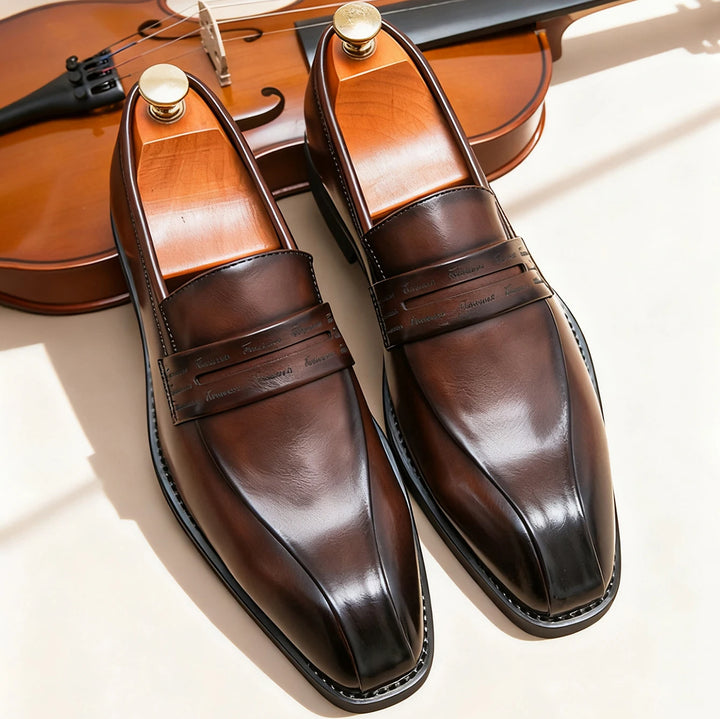 Wesley Leather Penny Loafers