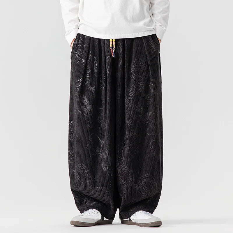 Voyager Wide-Leg Corduroy Pants