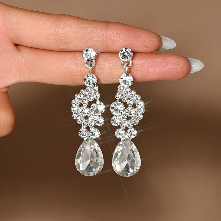 Aurelia Facet Drop Earrings