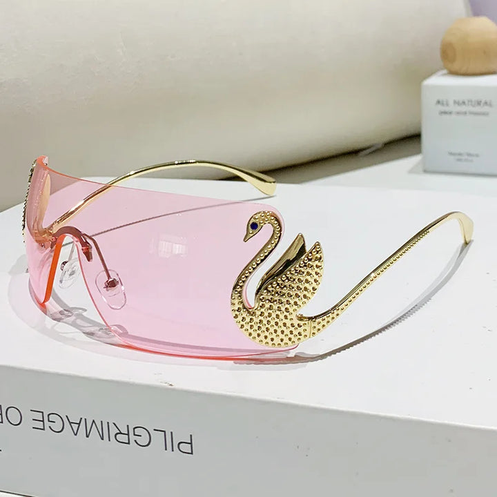 Swan Shield Sunglasses