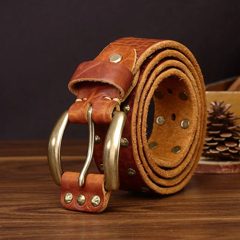 Oakridge Genuine Cowhide Leather Belt