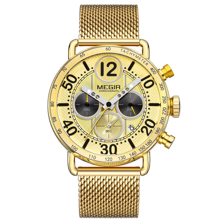 Halston Multi-Dial Chrono Watch