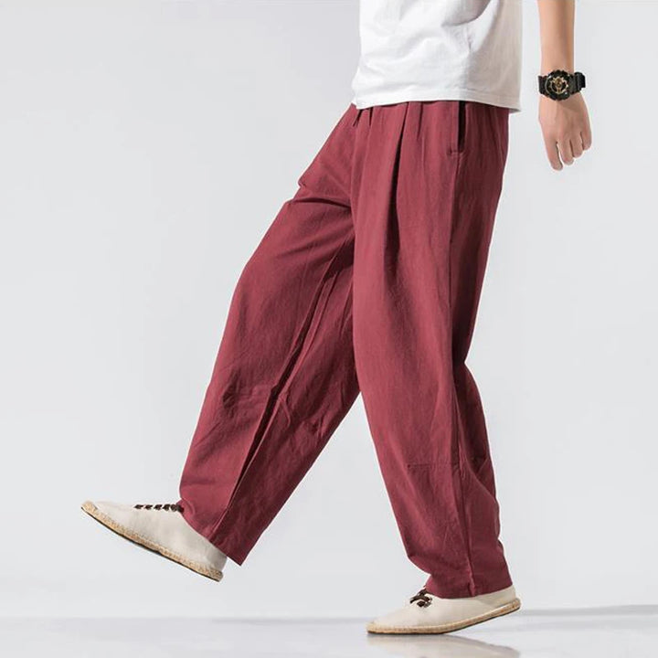 Terrace Cotton Linen Trousers