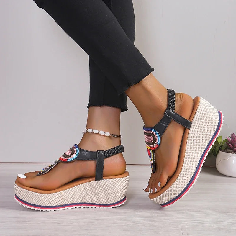 Maya Boho Platform Sandals