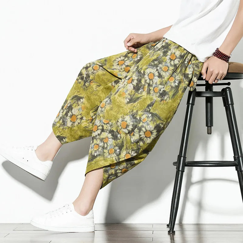 Oasis Floral Cotton Shorts
