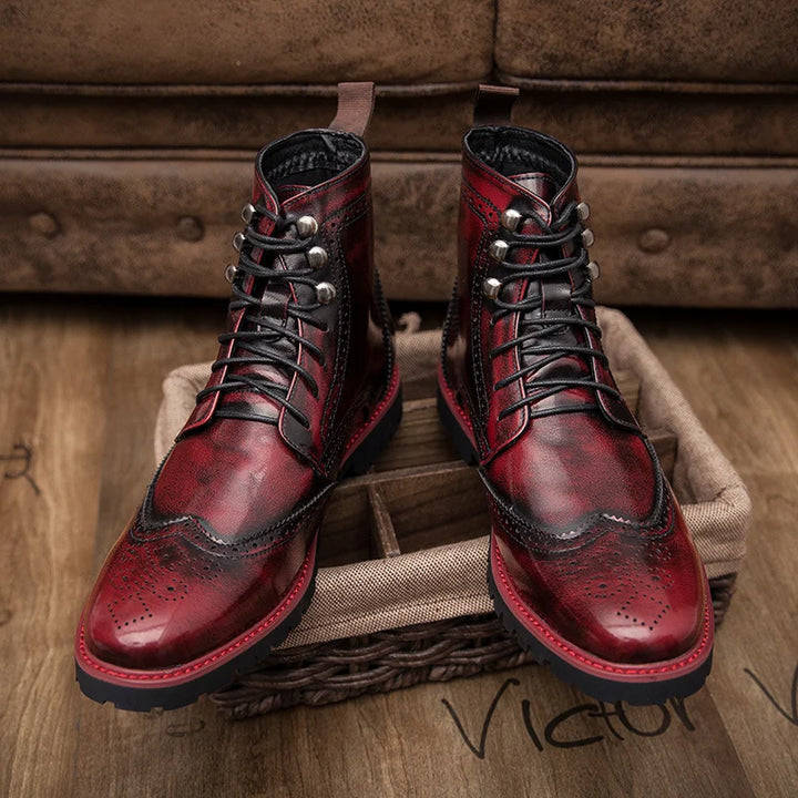 Northfield Brogue Lace Boots