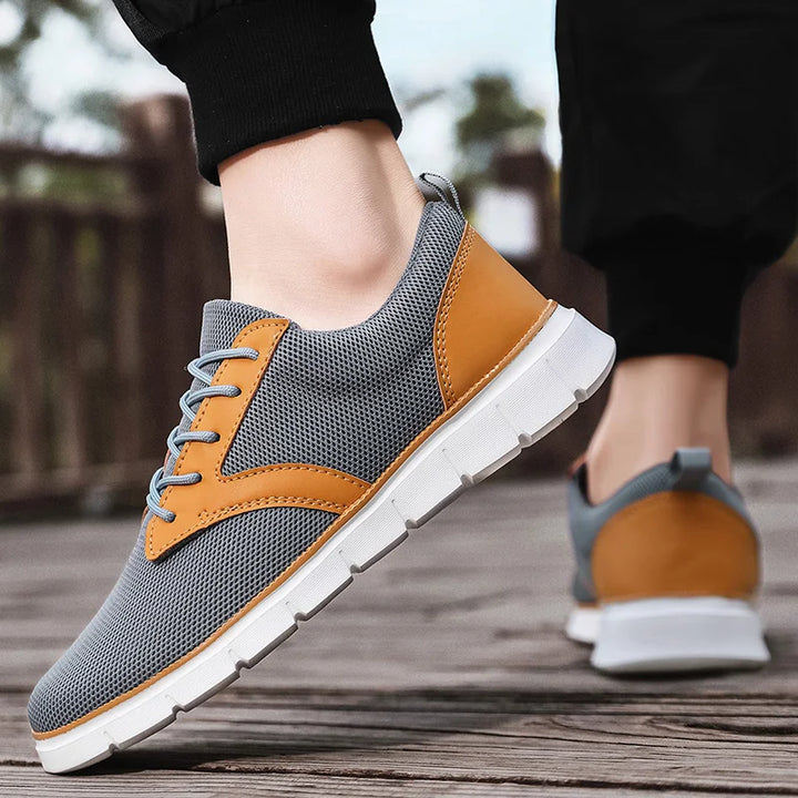 Montrow Leather Accented Sneakers