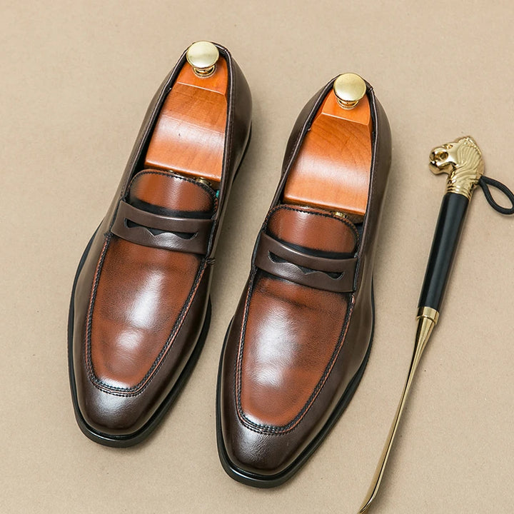 Regent Leather Penny Loafers