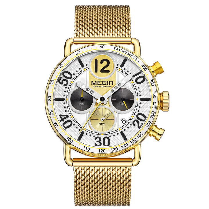 Halston Multi-Dial Chrono Watch