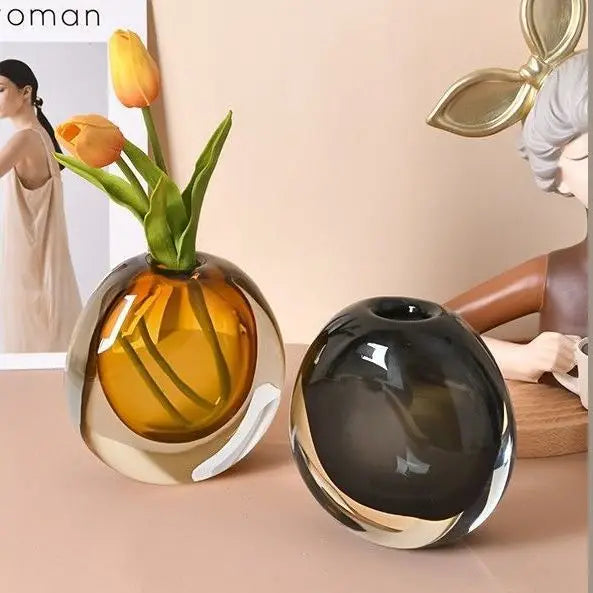 Crystaline Gradient Vase