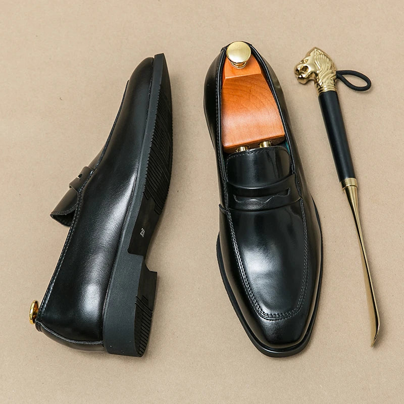 Regent Leather Penny Loafers