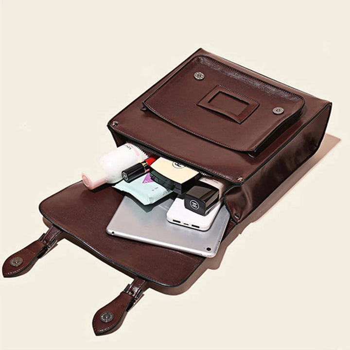 Grace Genuine Leather Convertible Satchel