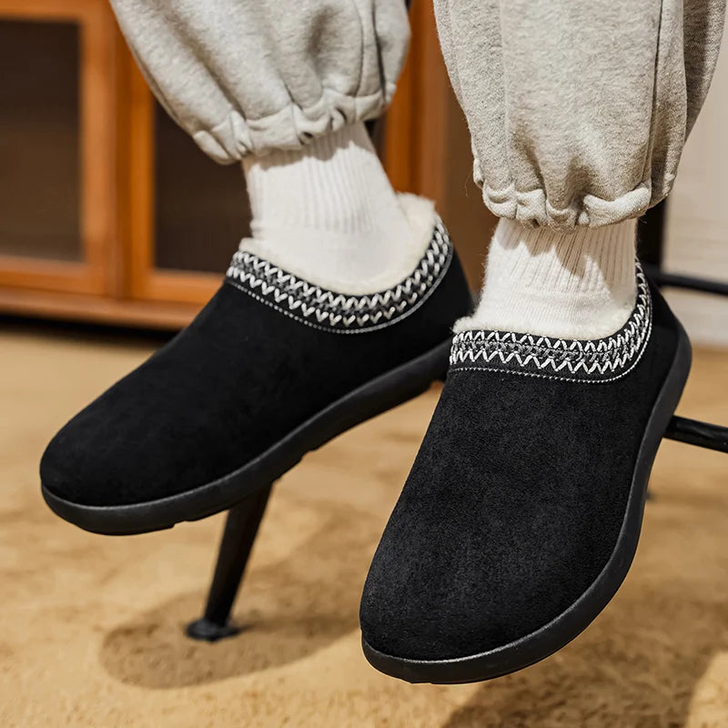 Lund Nordic Plush Lined Slippers