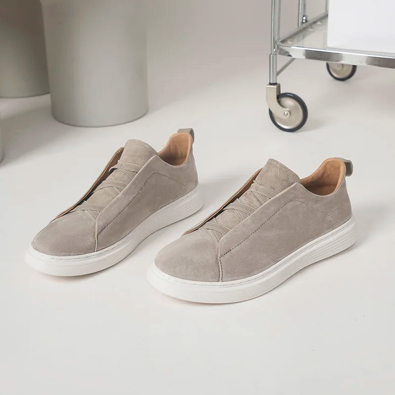 Dorian Genuine Suede Slip-On Sneakers