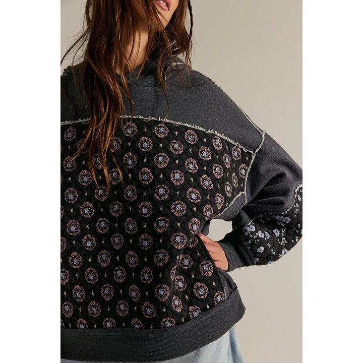 Willow Patchwork Quilted Hoodie