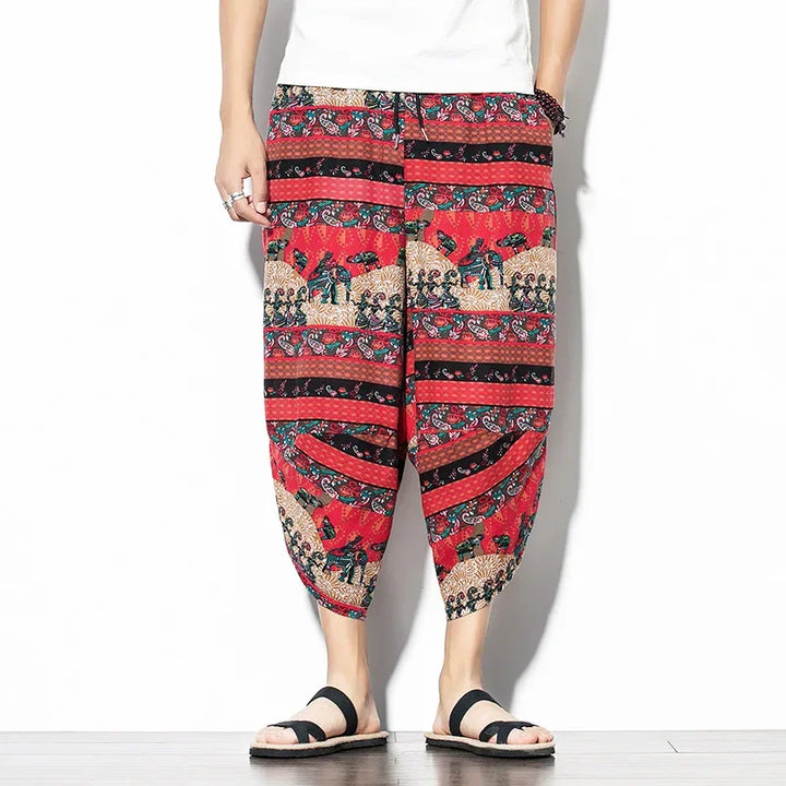 Indigo Cropped Pants