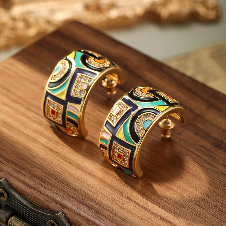 Aurora Mosaic Earrings