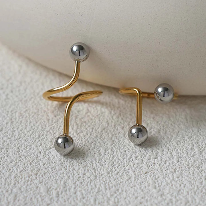 Astria Twin Curve Ring Set