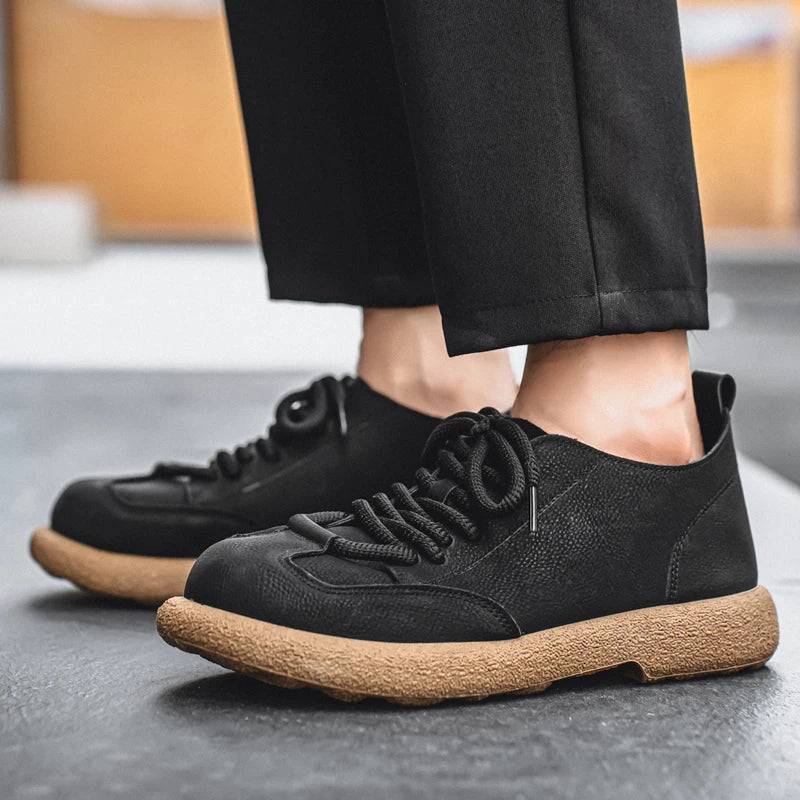 Everett Leather Vintage Sneakers