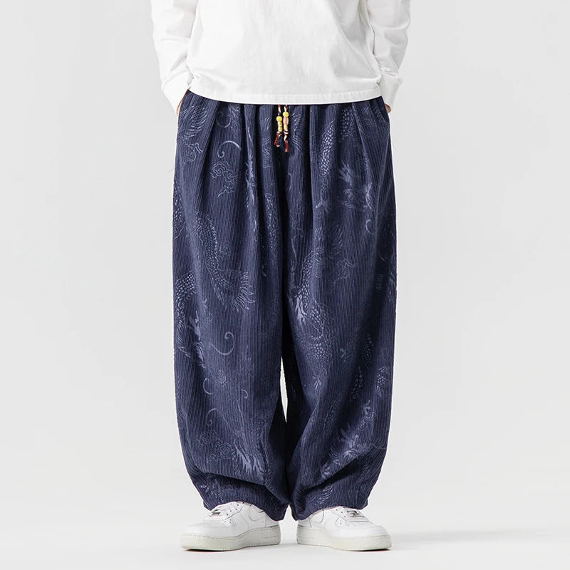 Voyager Wide-Leg Corduroy Pants