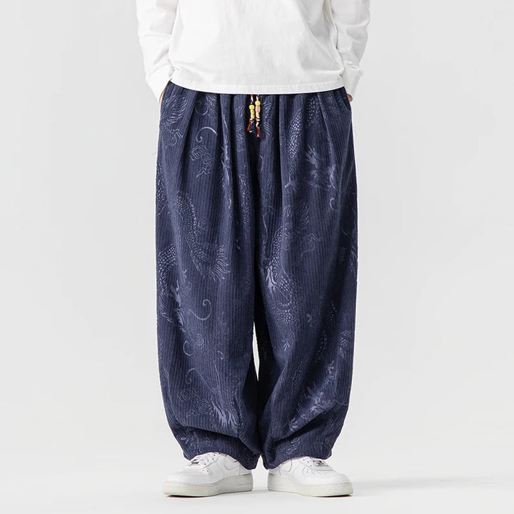 Voyager Wide-Leg Corduroy Pants