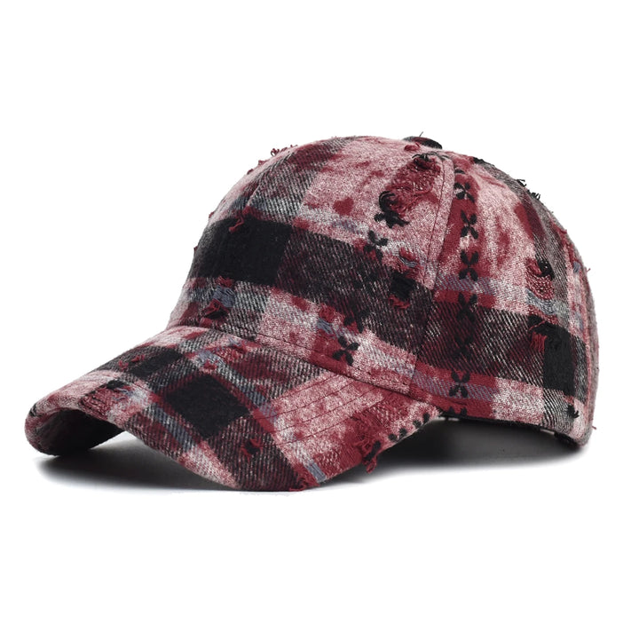 Rogue Plaid Distressed Hat