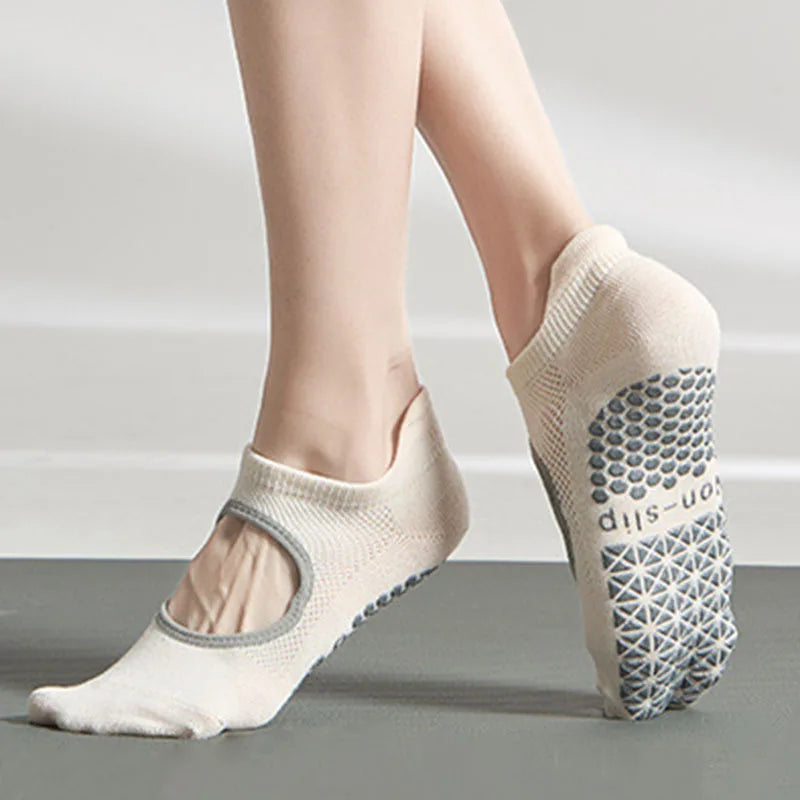 Lume Cotton Grip Socks