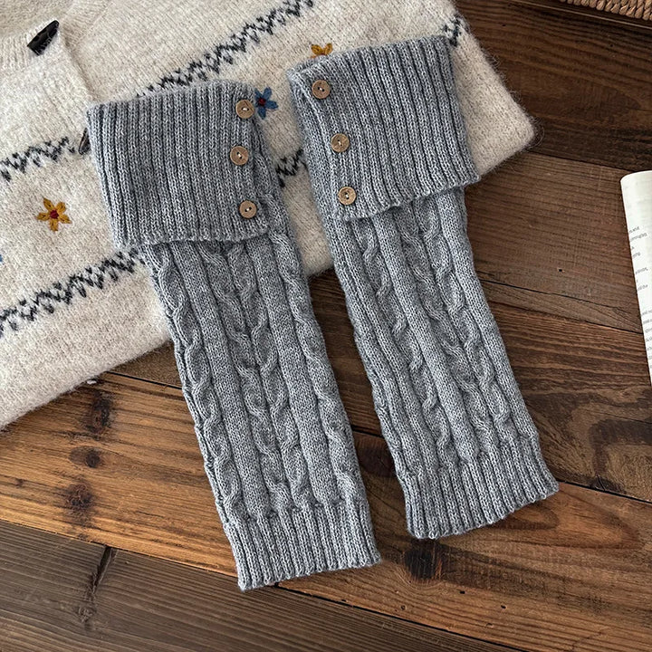 Althea Cable-Knit Leg Warmers