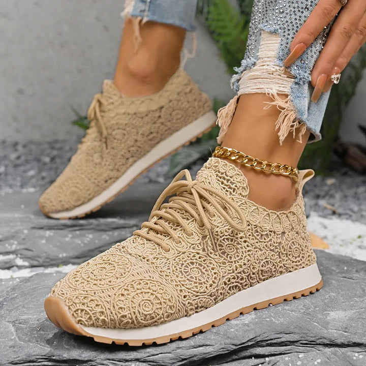 Valencia Spiral Lace Sneakers