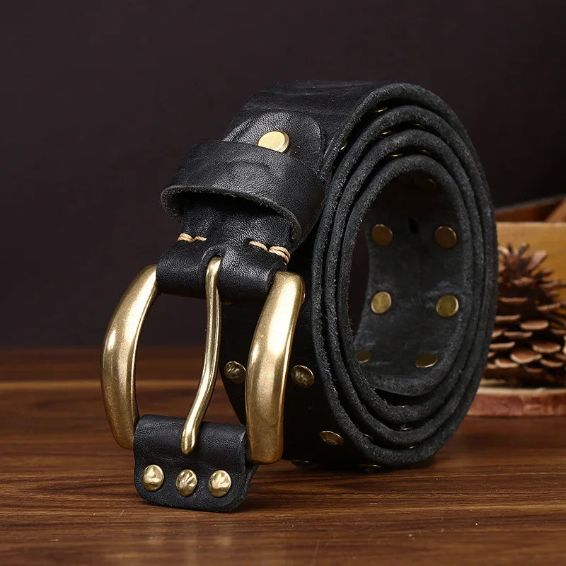 Oakridge Genuine Cowhide Leather Belt