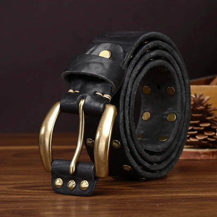 Oakridge Genuine Cowhide Leather Belt