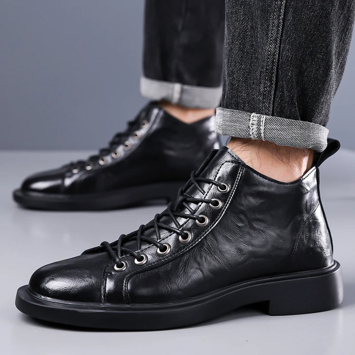 Bennett Leather Lace Boots