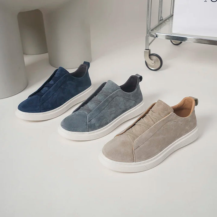 Dorian Genuine Suede Slip-On Sneakers