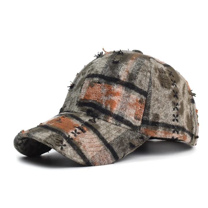 Rogue Plaid Distressed Hat