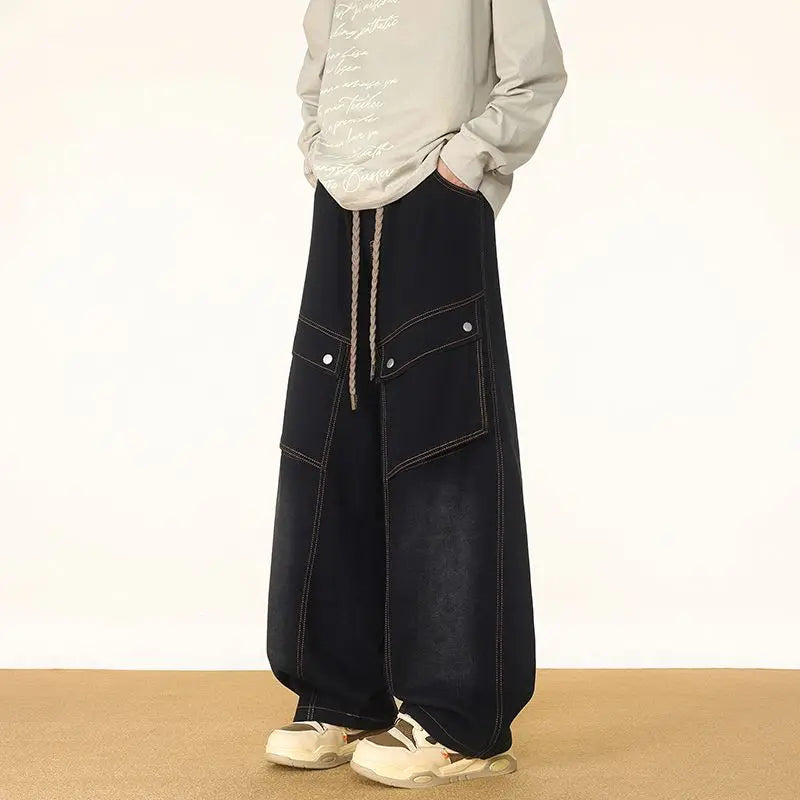 Rogue Washed Cargo Denim Pants