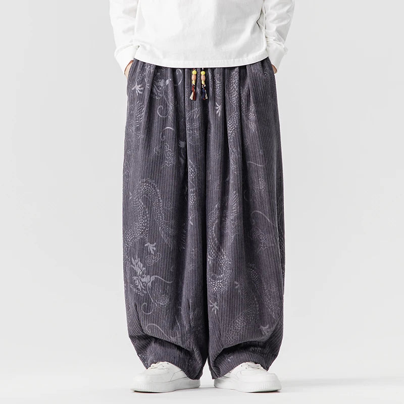 Voyager Wide-Leg Corduroy Pants