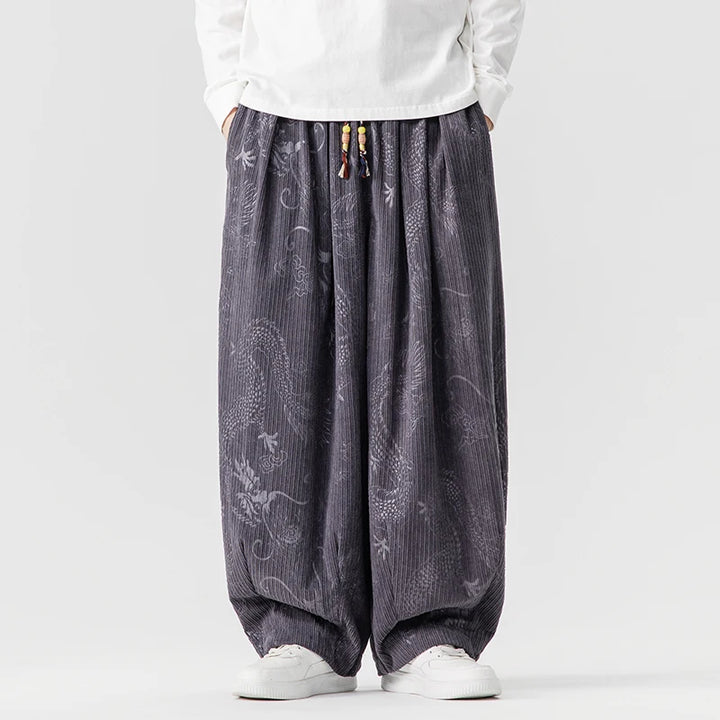 Voyager Wide-Leg Corduroy Pants