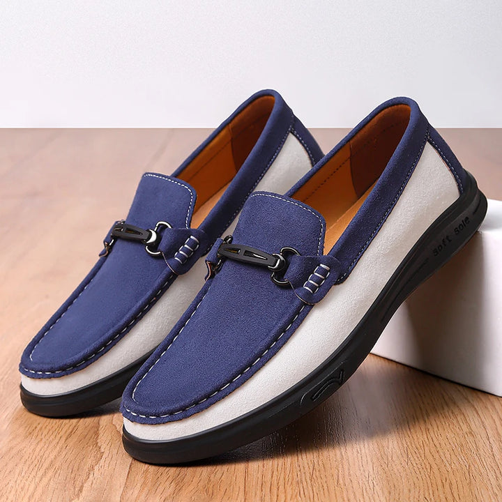 Harrison Cow Suede Bit Loafers